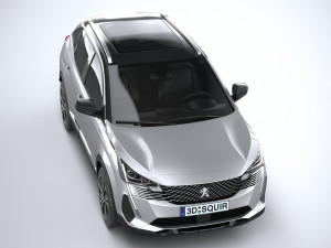 Peugeot 3008 2021 3D 모델