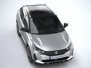 Peugeot 3008 2021 3D Model