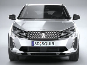 Peugeot 3008 2021 3D Model