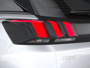 Peugeot 3008 2021 3D 모델