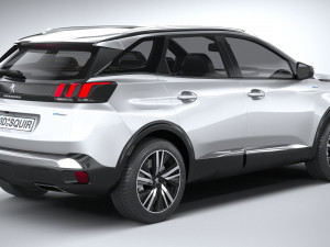Peugeot 3008 2021 3D 모델