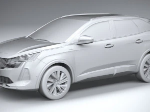 Peugeot 3008 2021 3D Model