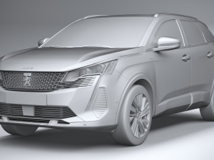 Peugeot 3008 2021 3D 모델