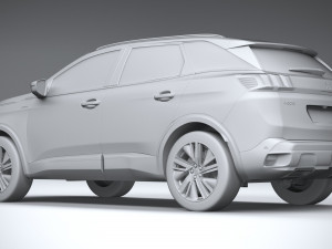 Peugeot 3008 2021 3D 모델