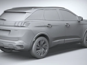 Peugeot 3008 2021 3D Model