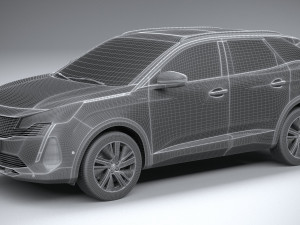 Peugeot 3008 2021 3D 모델