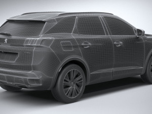 Peugeot 3008 2021 3D 모델