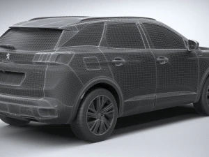 Peugeot 3008 2021 3D Model