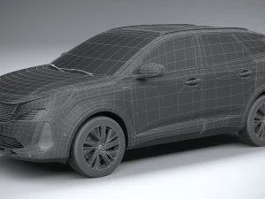 Peugeot 3008 2021 3D Model