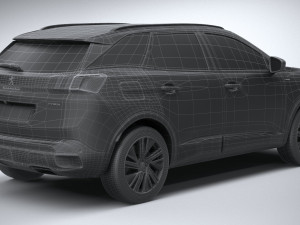 Peugeot 3008 2021 3D 모델