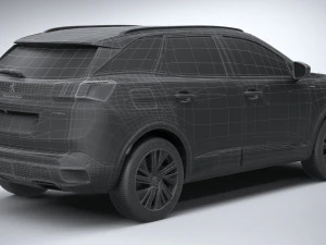 Peugeot 3008 2021 3D Model