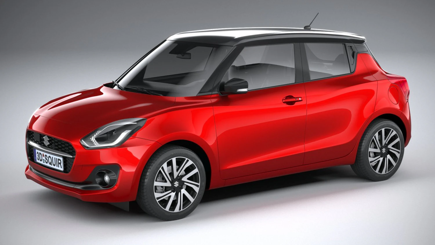 Suzuki Swift 2021 3D Model .c4d .max .obj .3ds .fbx .stl .blend