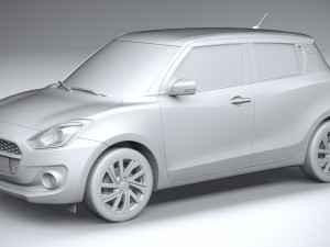 Suzuki Swift 2021 Model 3D