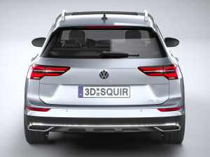 Volkswagen Golf Variant Alltrack 2021 3D Model