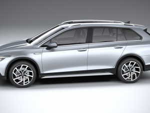 Volkswagen Golf Variant Alltrack 2021 3D Model