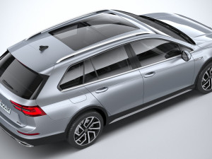 Volkswagen Golf Variant Alltrack 2021 3D Model