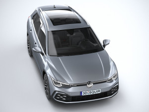 Volkswagen Golf Variant Alltrack 2021 3D Model