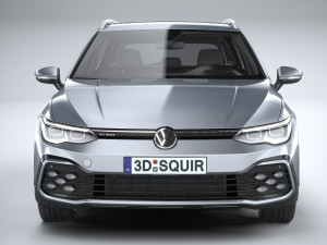 Volkswagen Golf Variant Alltrack 2021 3D Model