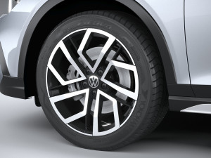 Volkswagen Golf Variant Alltrack 2021 3D Model
