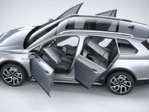Volkswagen Golf Variant Alltrack 2021 3D Model