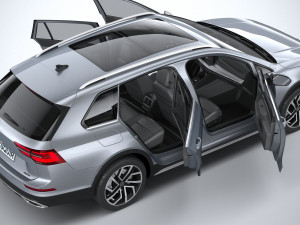 Volkswagen Golf Variant Alltrack 2021 3D Model