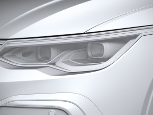 Volkswagen Golf Variant Alltrack 2021 3D Model