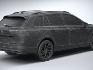 Volkswagen Golf Variant Alltrack 2021 3D Model
