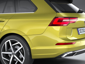 Volkswagen Golf Variant Basic 2021 3D Model