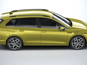 Volkswagen Golf Variant Basic 2021 3D Model