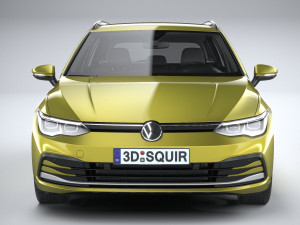 Volkswagen Golf Variant Basic 2021 3D Model