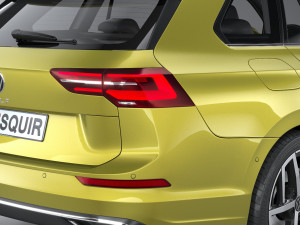 Volkswagen Golf Variant Basic 2021 3D Model