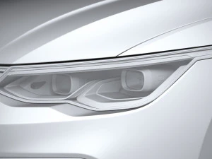 Volkswagen Golf Variant Basic 2021 3D Model