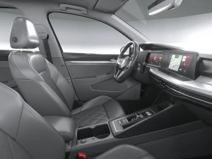 Volkswagen Golf Variant Basic 2021 3D Model