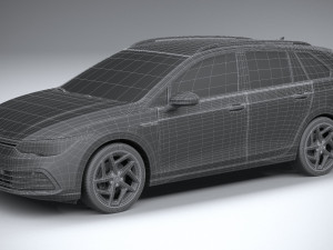 Volkswagen Golf Variant Basic 2021 3D Model