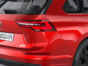 Volkswagen Golf Variant R-line 2021 3D 模型