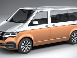 वोक्सवैगन ट्रांसपोर्टर T61 बुल्ली 2020 3D मॉडल