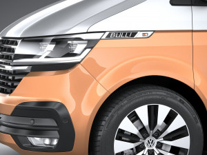 Volkswagen Transporter T61 Bulli 2020 3D Модель