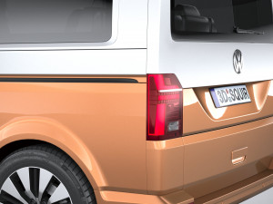 Volkswagen Transporter T61 Bulli 2020 3D Модель
