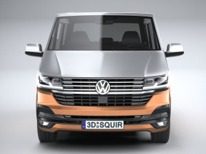Volkswagen Transporter T61 Bulli 2020 3D Модель