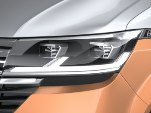 Volkswagen Transporter T61 Bulli 2020 3D Модель