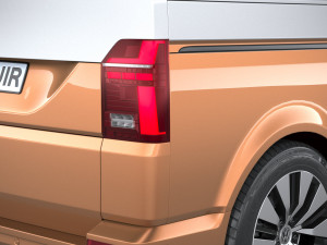 Volkswagen Transporter T61 Bulli 2020 3D Модель