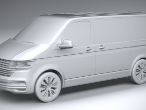 Volkswagen Transporter T61 Bulli 2020 3D Модель