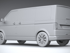 Volkswagen Transporter T61 Bulli 2020 3D Модель