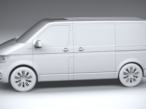 Volkswagen Transporter T61 Bulli 2020 3D Модель