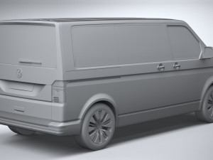 Volkswagen Transporter T61 Bulli 2020 3D Модель