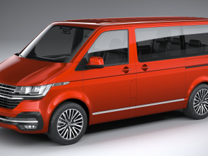 Volkswagen Transporter T61 Multivan 2020 3D Модель
