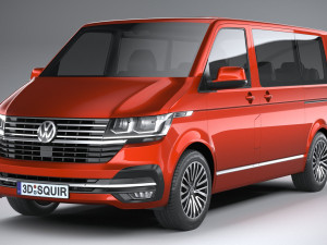 Volkswagen Transporter T61 Multivan 2020 Modelo 3D