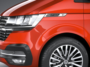 Volkswagen Transporter T61 Multivan 2020 Modelo 3D