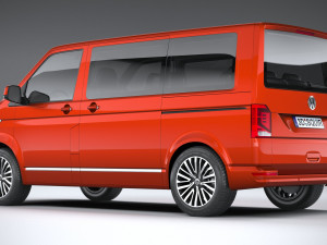 Volkswagen Transporter T61 Multivan 2020 Modelo 3D