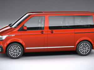Volkswagen Transporter T61 Multivan 2020 Modelo 3D